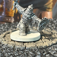 Bruenor Battlehammer Dwarf Fighter Legend Drizzt D&D Miniature Dungeons Dragons