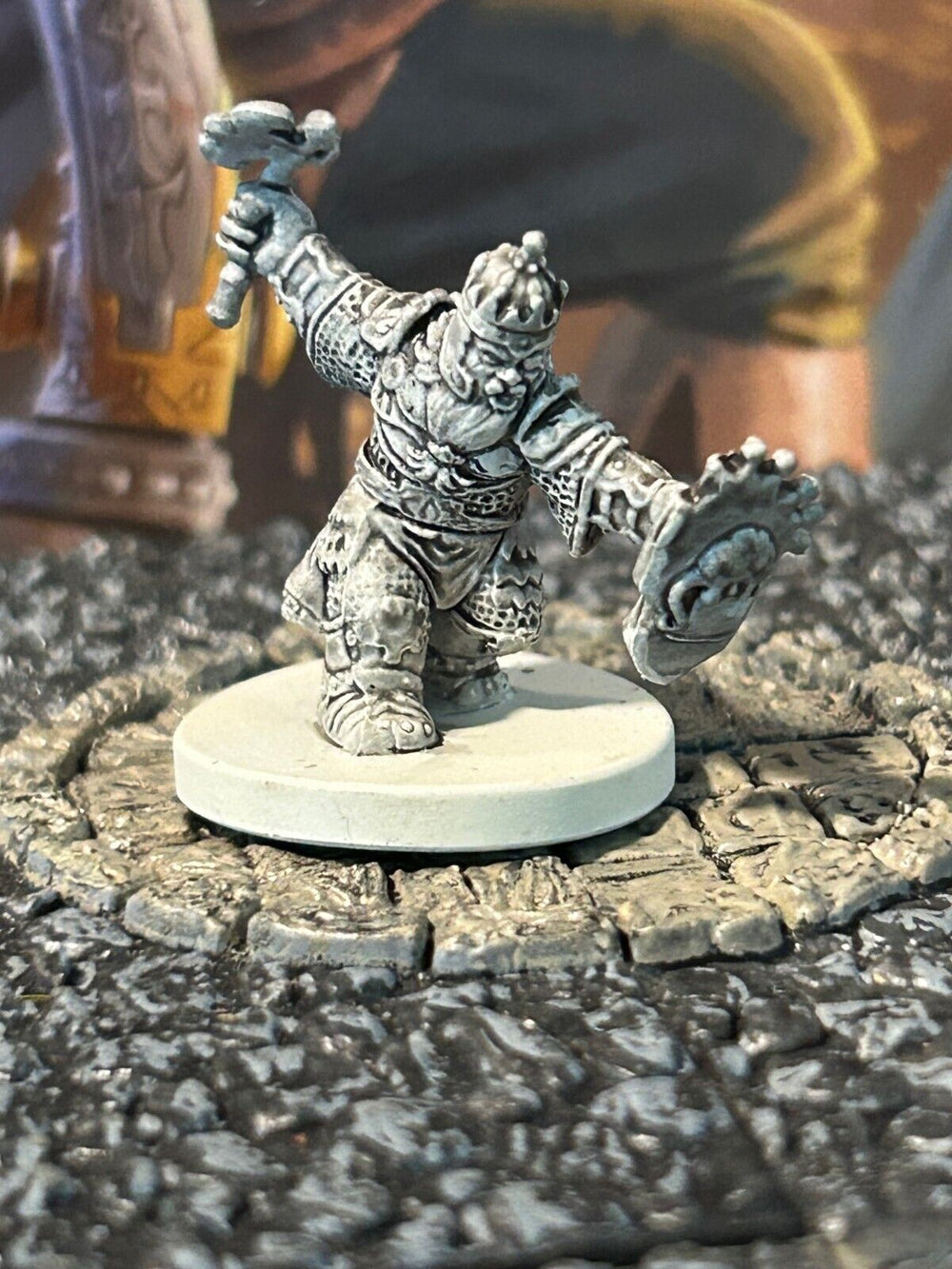 Bruenor Battlehammer Dwarf Fighter Legend Drizzt D&D Miniature Dungeons Dragons