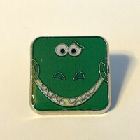 Pixar Rex Square Face DLR Shanghai Toy Story Disney Collectible Trader Pin