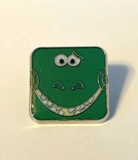 Pixar Rex Square Face DLR Shanghai Toy Story Disney Collectible Trader Pin