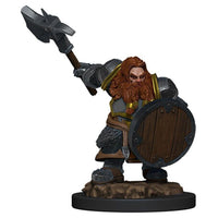 Male Dwarf Fighter Premium D&D Miniature Dungeons Dragons W5 cleric paladin