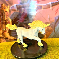 Unicorn D&D Miniature Dungeons Dragons Monster Menagerie large druid horse fey Z