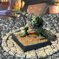 Orc Command Crew w/ telescope MM21 Miniature Warhammer D&D Dungeons Dragons 1988