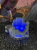 
              Light Up Blue Magic Lit Stone Well Ruins Dungeon & Dragons D&D terrain printed
            