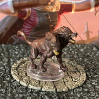 Death Dog D&D Miniature Dungeons Dragons Sand Stone 21 medium hound demon A