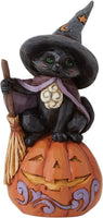 
              Black Cat on Pumpkin 6009515 Jim Shore Heartwood Creek Halloween Jack O Lantern
            