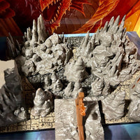 11 pc Cave / Cavern Dungeon Room miniature Dungeon & Dragons D&D painted terrain