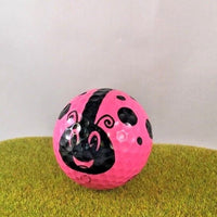 Pink Lady Bug - golf ball - Golfball Critters NOVELTY GOLF BALLS insect animal