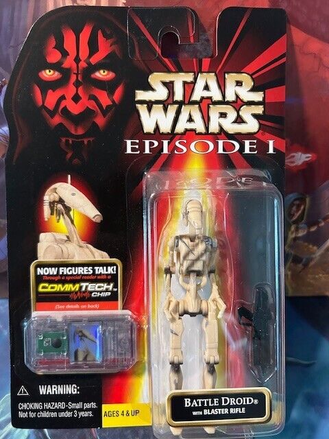 Battle Droid Star Wars Episode 1 Phantom Menace Commtech 1998 Comm Tech Stripes