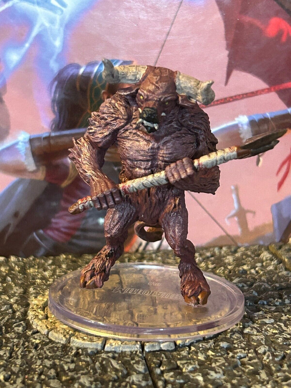 Minotaur D&D Miniature Dungeons Dragons Classic Monsters Collection K-N large