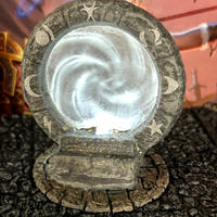 Lit Painted Magic Wizard Portal Gate Light up miniature Dungeon & Dragons D&D Si