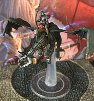 
              Young Black Dragon & Rider D&D Miniature Dungeons Dragons Dragonlance Shadow A
            