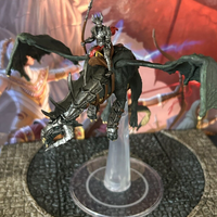 Young Black Dragon & Rider D&D Miniature Dungeons Dragons Dragonlance Shadow A