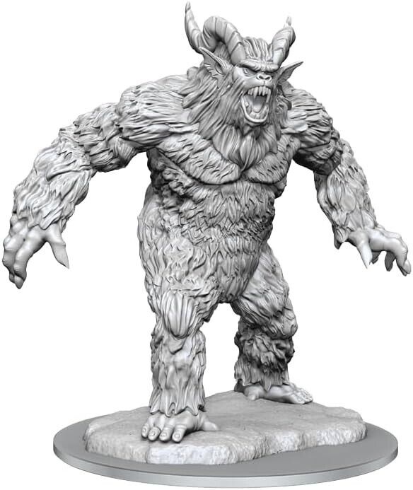 Abominable Yeti Huge Nolzur's D&D miniature Dungeons Dragons unpainted W16 Z