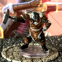 Orc D&D Miniature Dungeons Dragons Bigby Presents Glory Giants barbarian fighter