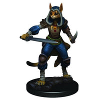 Female Tabaxi Rogue Premium D&D Miniature Dungeons Dragons catfolk scout thief Z