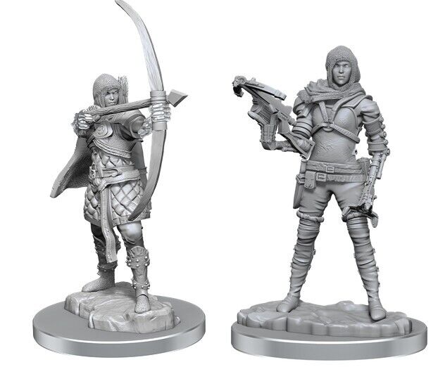 Human Rogue W20 Deep Cuts Pathfinder D&D miniature Dungeons unpainted ranger Z