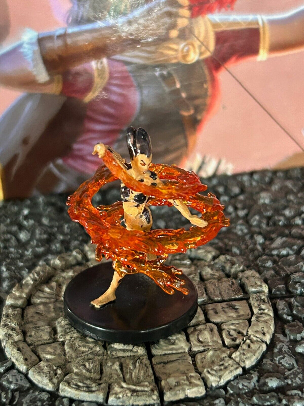 Nymph Oread D&D Miniature Dungeons Dragons Odysseys Theros fey druid fire 21 Z