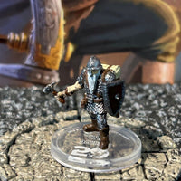 Dwarf 1E D&D Miniature Dungeons Dragons 50th Anniversary fighter cleric paladin