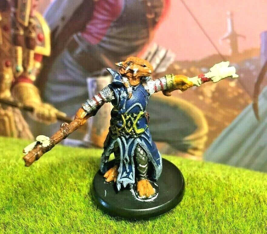 Dragonborn Draconic Sorcerer D&D miniature Dungeons Dragons Heist wizard 12a Z