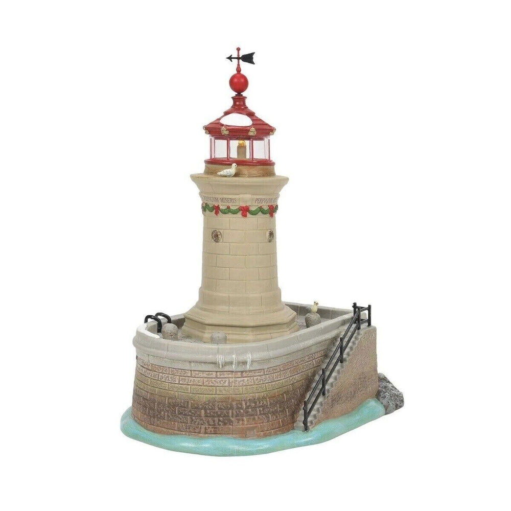 Ramsgate Lighthouse Department 56 Dickens Village 6011396 Christmas lit building