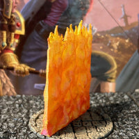 Large Wall of Fire Spell painted miniature Dungeon & Dragons D&D printed terrain