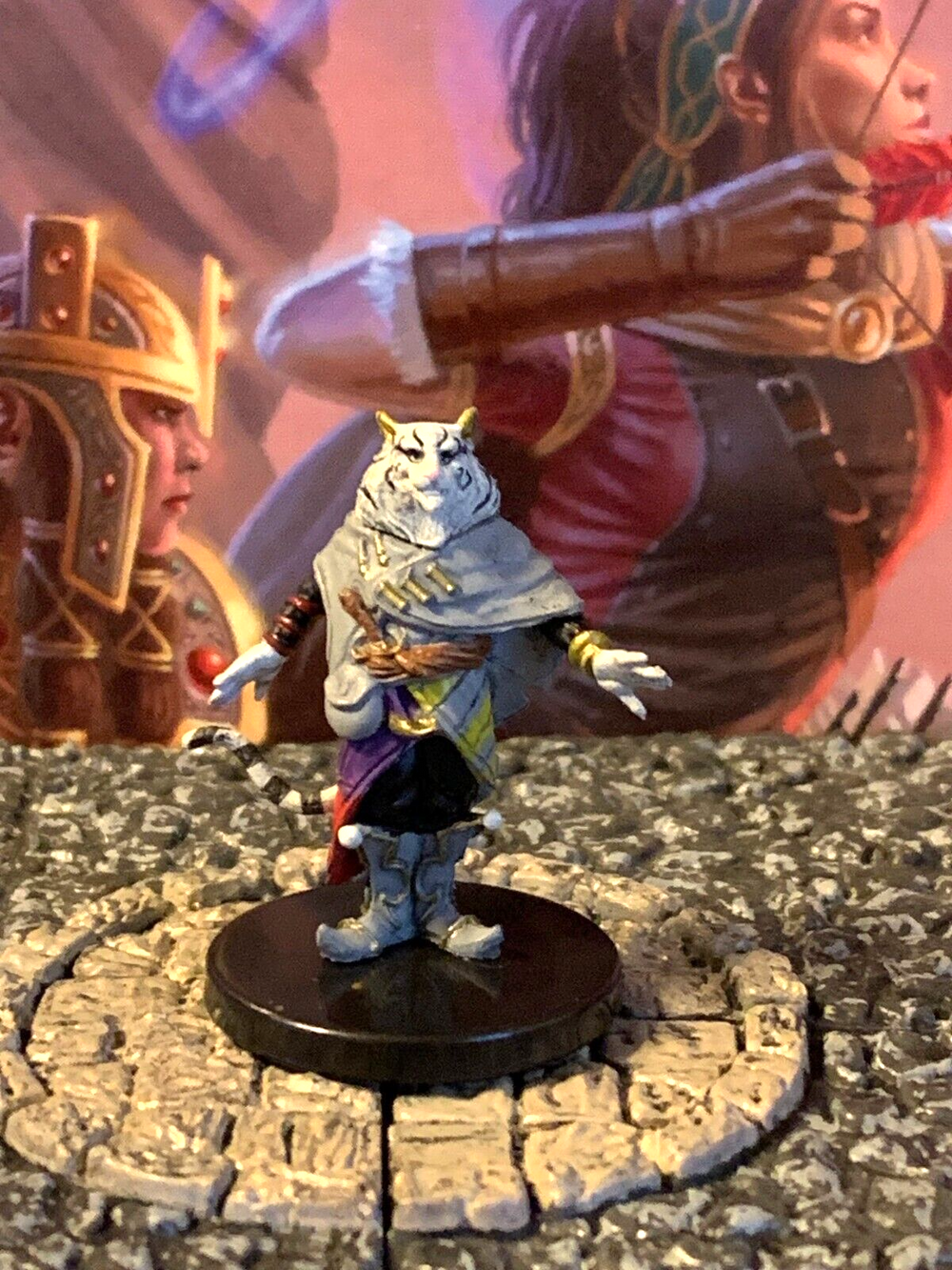 Mahadi D&D Miniature Dungeons Dragons Descent Avernus wizard rakshasa mage 24 Z