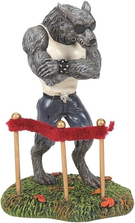 Silverback Bouncer Department 56 Snow Village Halloween 6013603 werewolf club