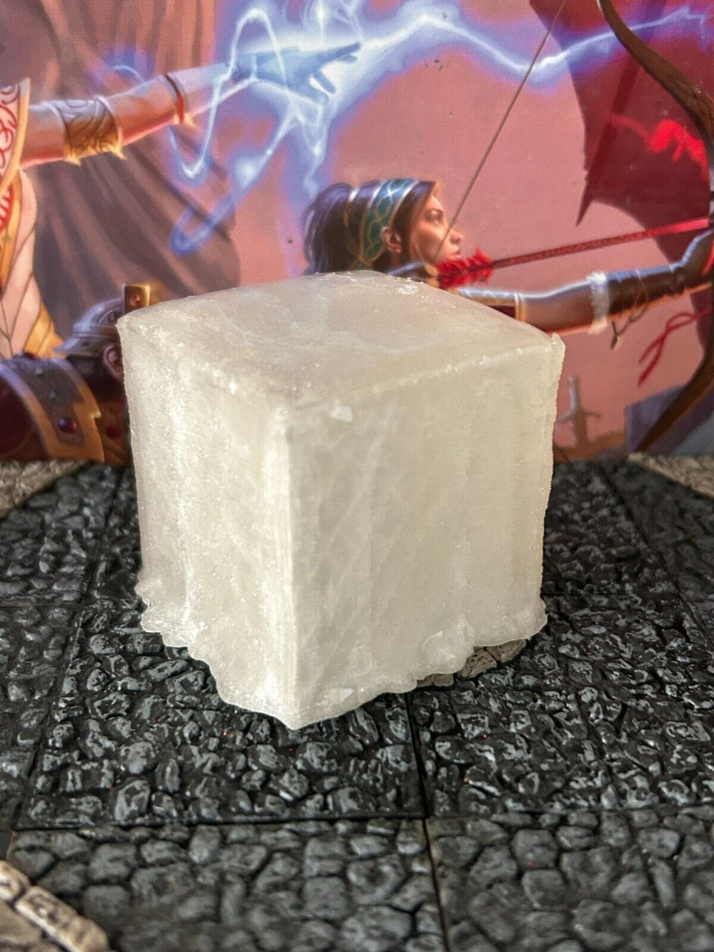 Large Gelatinous Cube Dungeon & Dragons D&D terrain miniature ooze slime jelly