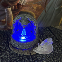 Blue LED Light Up Lit 3 pc Stone Fountain Dungeon & Dragons D&D painted terrain