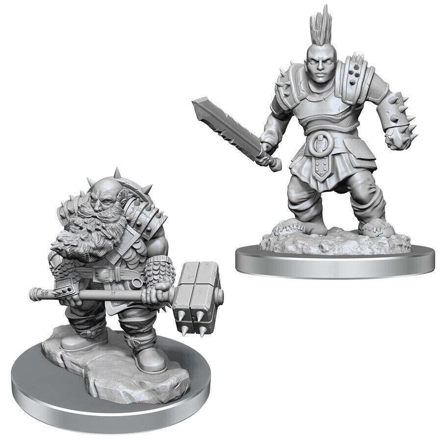 Duergar Fighters W18 2 pk Nolzur's D&D miniature Dungeons Dragons unpainted Z