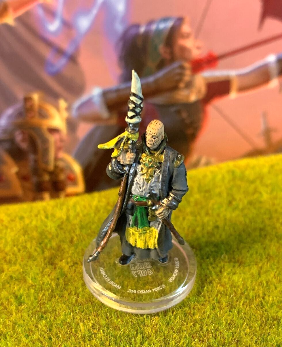 Krune Runelord of Sloth Return of Runelords D&D Miniature Dungeons Dragons monk