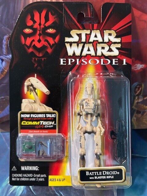 Battle Droid Star Wars Episode 1 Phantom Menace Commtech 1998 Comm Tech Blast