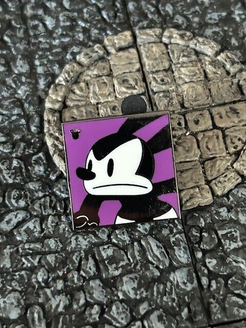 Upset Expression Oswald Lucky Rabbit Hidden Mickey Disney Collectible Trader Pin