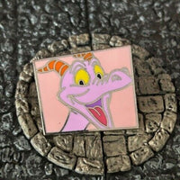 Figment Pink Epcot 2014 Looking Right Close Up Disney Collectible Trader Pin