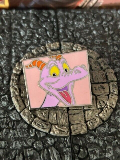 Figment Pink Epcot 2014 Looking Right Close Up Disney Collectible Trader Pin