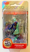 
              Female Tiefling Sorcerer Premium painted D&D Miniature Dungeons Dragons wizard Z
            