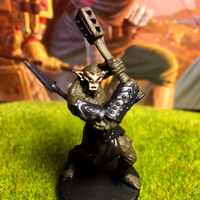 Bugbear Hunter D&D Miniature Dungeons Dragons Rage of Demons 36 warrior fighter