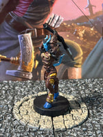 
              Roria Worlds of Warcraft Tiefling Barbarian D&D Miniature Dungeons Dragons
            