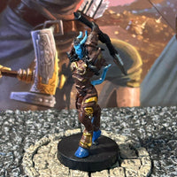 Roria Worlds of Warcraft Tiefling Barbarian D&D Miniature Dungeons Dragons