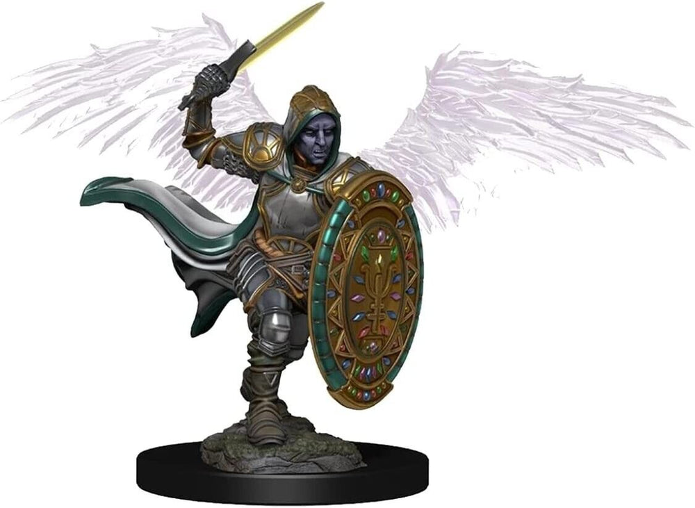 Male Aasimar Paladin Premium painted D&D Miniature Dungeons Dragons fighter W2 Z
