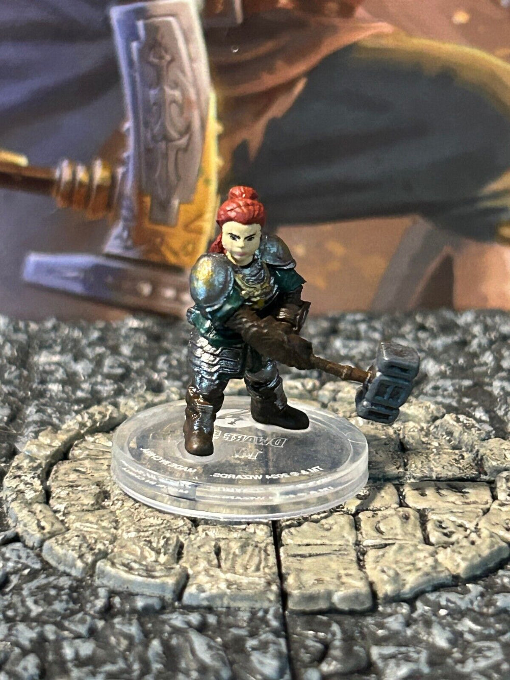 Dwarf 5E D&D Miniature Dungeons Dragons 50th Anniversary fighter cleric paladin