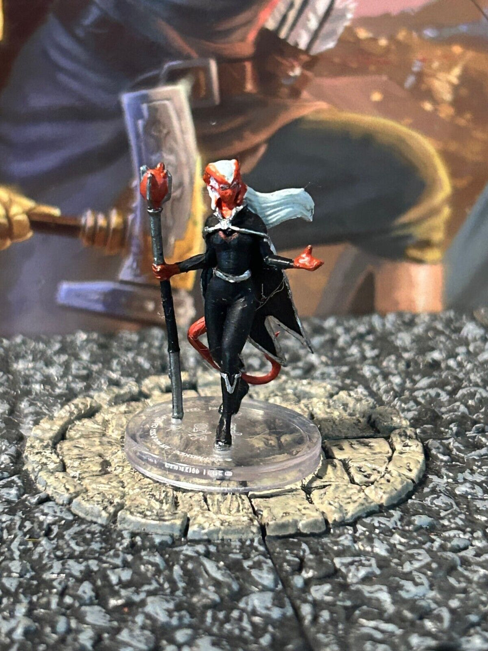 Zahra Hydris Guests of Critical Role D&D Miniature Dungeons Dragons tiefling A