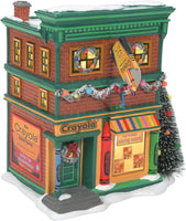 
              Crayola Crayon Store Department 56 Snow Village 6009706 Christmas lit building Z
            