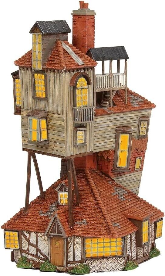 The Burrow Department 56 Harry Potter Village 6003328 Christmas lit building