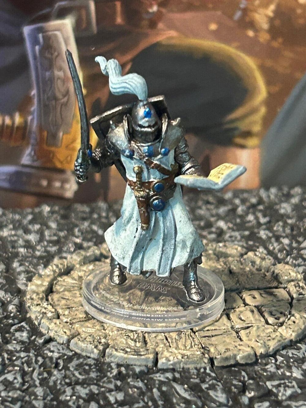 Eldritch Knight D&D Miniature Dungeons Dragons Vecna Eve of Ruin fighter 34 A