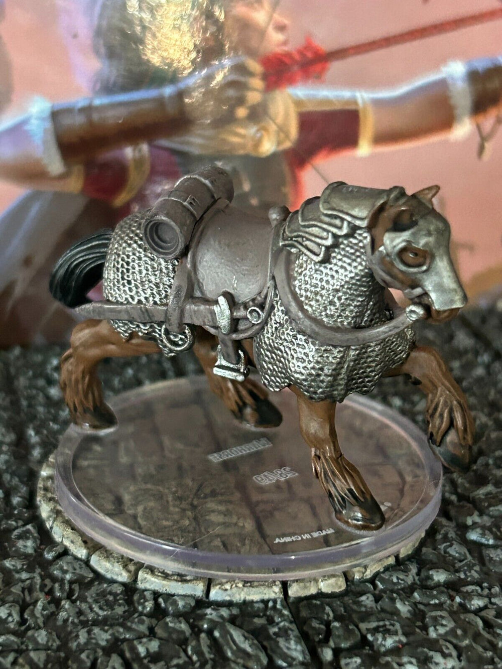 Warhorse D&D Miniature Dungeons Dragons Dragonlance Shadow large 28 horse Z