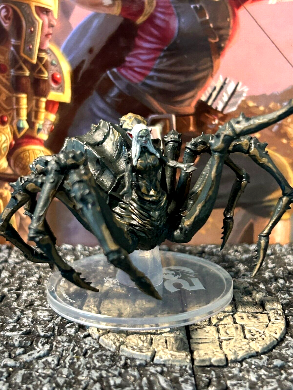 Lolth 5E D&D Miniature Dungeons Dragons 50th Anniversary 44 drow spider queen