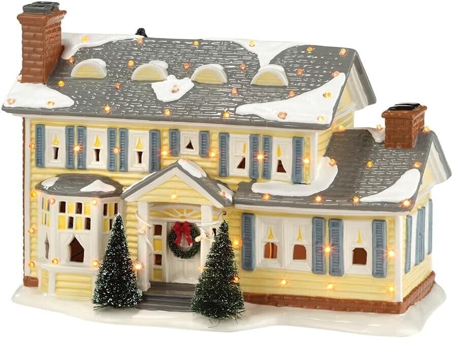 The Griswold House Department 56 Christmas Vacation Snow Village 4030733 lit Z