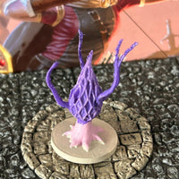 Violet Fungus printed painted miniature Dungeon Dragons D&D plant purple druid